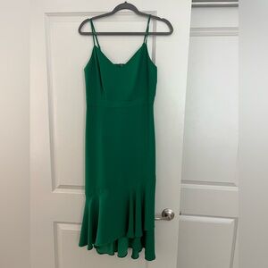 Banana Republic green midi dress